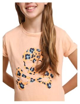 Camiseta Leopard Light Peach Scalpers