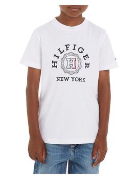 Camiseta Monotype White Tommy Hilfiger