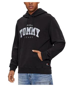 Sudadera varsity negra Tommy Jeans
