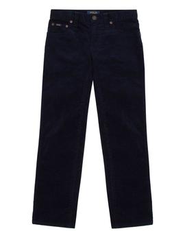 Pantalón Varick pana azul Ralph Lauren.