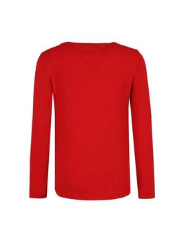 Camiseta Esseential Boys roja Tommy Hilfiger.