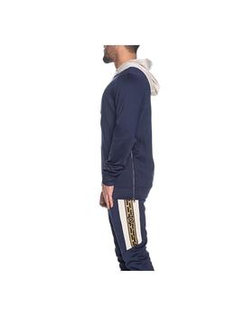 Sudadera side zip tape hybrid hoodie Sik Silk