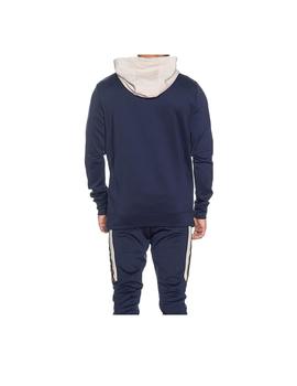 Sudadera side zip tape hybrid hoodie Sik Silk