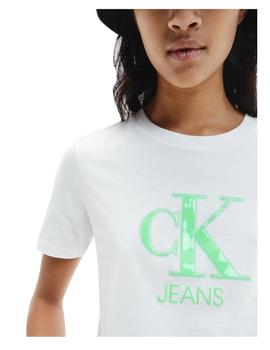 Camiseta logo fluorescente Calvin Klein