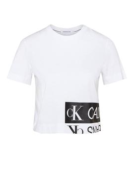 Camiseta blanca logo Calvin Klein