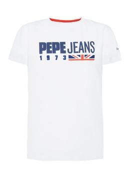 Camiseta logo flocado Gabriel Pepe Jeans