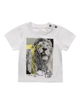 Camiseta blanca m/c león Timberland