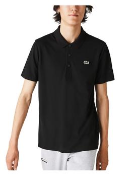 Polo manga corta negro Lacoste