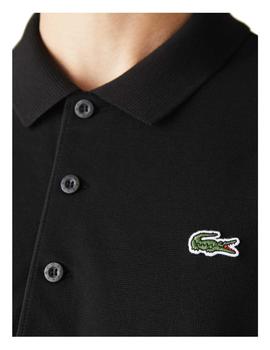 Polo manga corta negro Lacoste