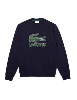 Sudadera logo craquelado Lacoste