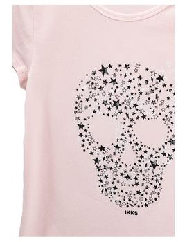 Camiseta rosa KF rock pastel  IKKS