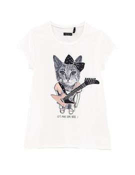 Camiseta gato KF love IKKS