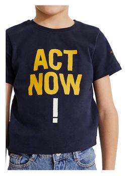 Camiseta Act Now Navy Ecoalf