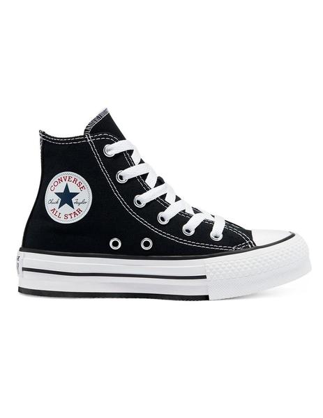 Zapatilla converse all sales star plataforma negra
