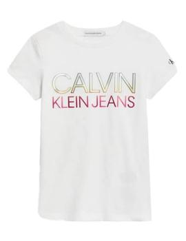 Camiseta gradient ckj logo Calvin Klein