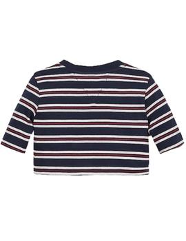 Camiseta stripe rib top s/s Tommy Hilfiger