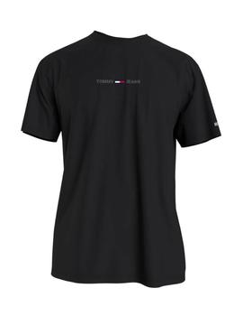 Camiseta de punto de algodón con logo Tommy Hilfiger