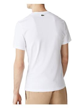 Camiseta logo craquelado Lacoste