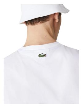 Camiseta logo craquelado Lacoste