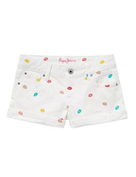 Short estampado labios Foxtail Kiss Pepe Jeans