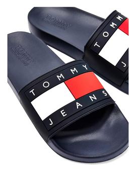 Chanclas de piscina con logo Tommy Hilfiger