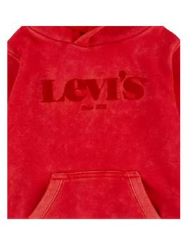 Sudadera roja con capucha Levi´s