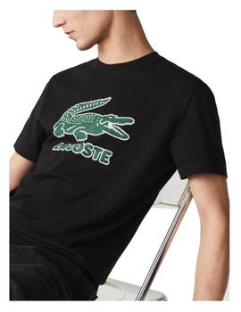 Camiseta logo croquelado Lacoste