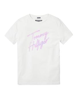 Camiseta script print Tommy hilfiger