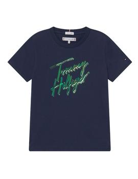 Camiseta script print Tommy Hilfiger