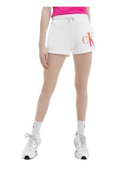Shorts de algodón orgánico con logo Calvin Klein