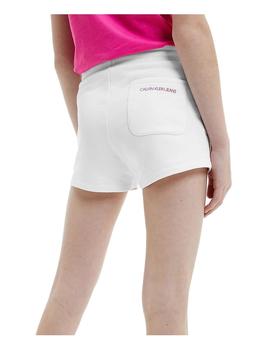 Shorts de algodón orgánico con logo Calvin Klein