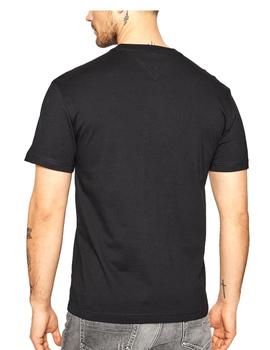 Camiseta de punto de algodón con logo Tommy Hilfiger