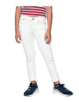 Pantalón vaquero blanco Pixlette Skinny Pepe Jeans