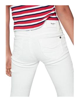 Pantalón vaquero blanco Pixlette Skinny Pepe Jeans