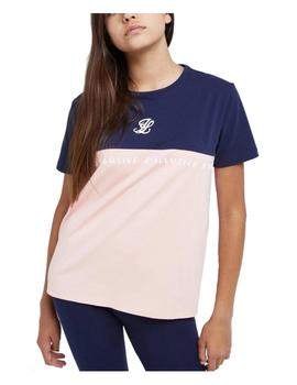 Camiseta colour block boyfriend Illusive