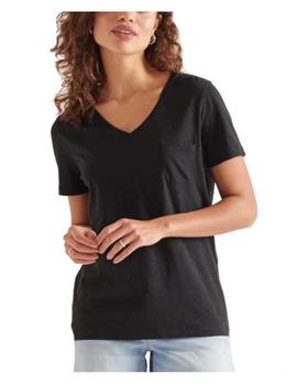 Camiseta pocket v neck tee Suprdry