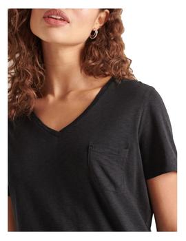 Camiseta pocket v neck tee Suprdry