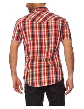 Camisa cuadros naraja Levi´s