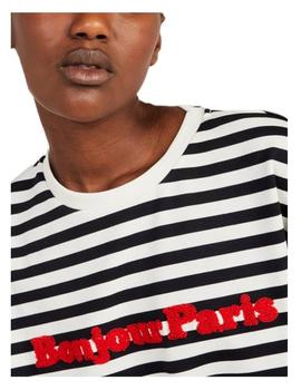 Camiseta bounjour paris odamas Naf Naf