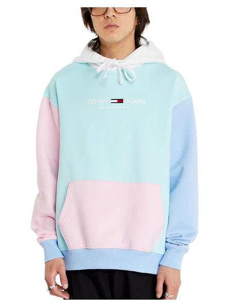 sabiduría Admitir Mount Bank Sudadera Tjm Color block hoodie Tommy Jeans