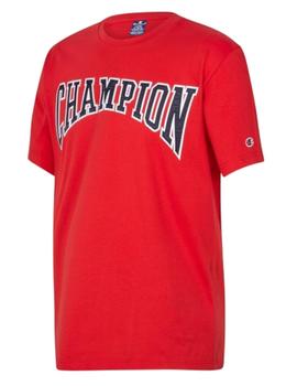 Camiseta roja con logo Champion