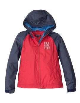 Chaqueta Color Block roja Tommy Hilfiger