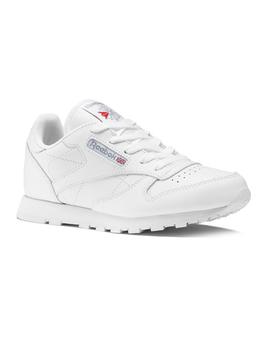 Zapatilla Classic Leather Blanca Kids Reebok