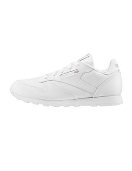 Zapatilla Classic Leather Blanca Kids Reebok