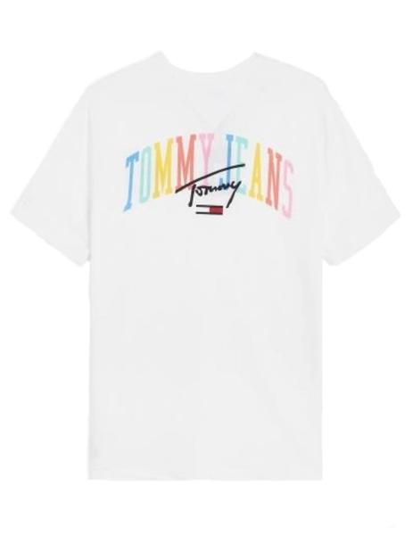 Tommy Hilfiger TJM Mountain Back Logo tee Camiseta Deporte para Hombre 