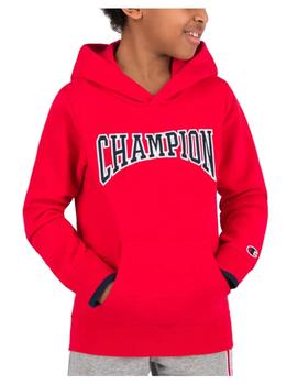 Sudadera roja con capucha Champion