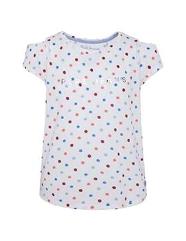 Camiseta Peony Blanca Pepe Jeans