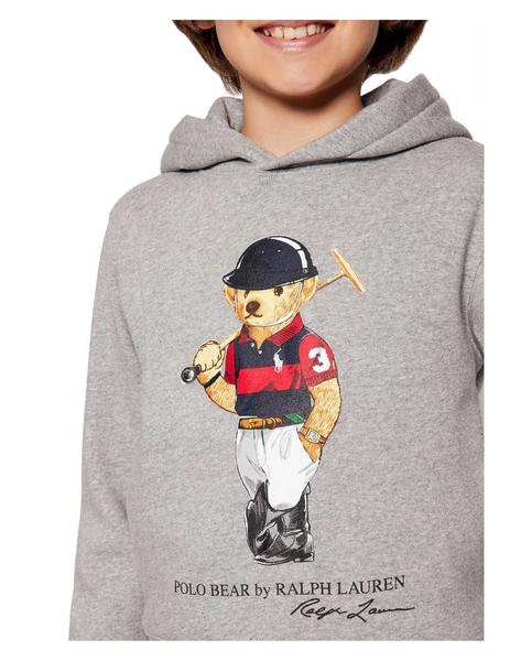 SUDADERA DE NIÑO ROJA OSO