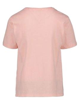 Camiseta rosa Flag Icon Tommy Hilfiger