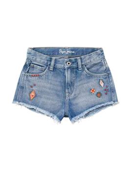 Short bordado Ivy craft Pepe Jeans